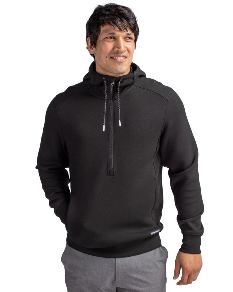 Men's Roam Half Zip Long Sleeve Hooded Pullover