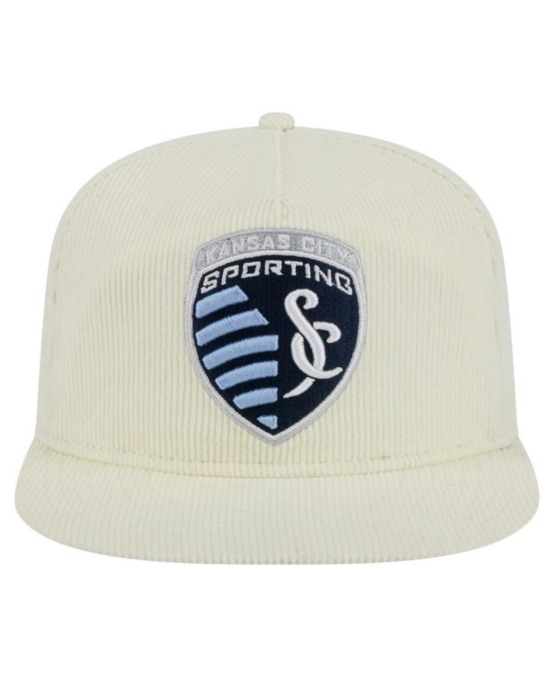 Men's Cream Sporting Kansas City 2025 Kickoff Snapback Golfer Hat