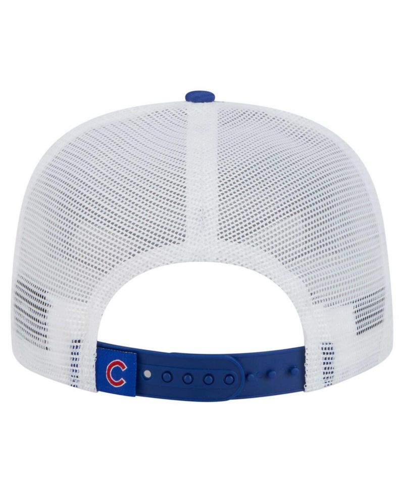 Men's Royal Chicago Cubs 9FIFTY A-Frame Trucker Snapback Hat
