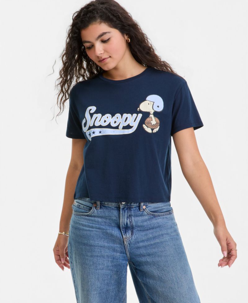 Juniors' Snoopy Varsity Tee
