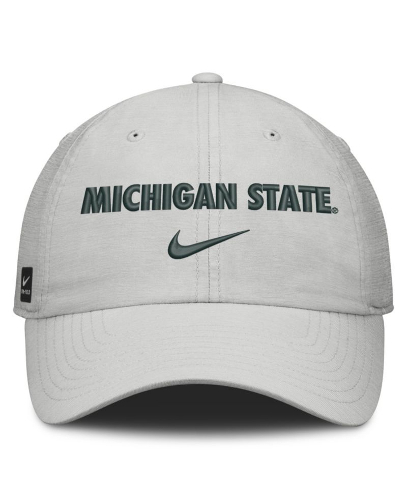 Men's and Women's Gray Michigan State Spartans 2026 On-Field Gameday Club Adjustable Hat