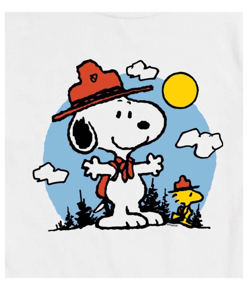 Hybrid Apparel Peanuts Nature Mens Short Sleeve Tee