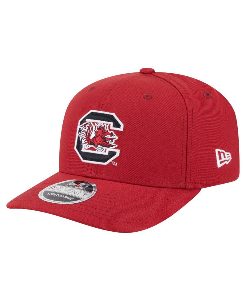 Men's Garnet South Carolina Gamecocks Team Collective 9SEVENTY Stretch-snap Adjustable Hat