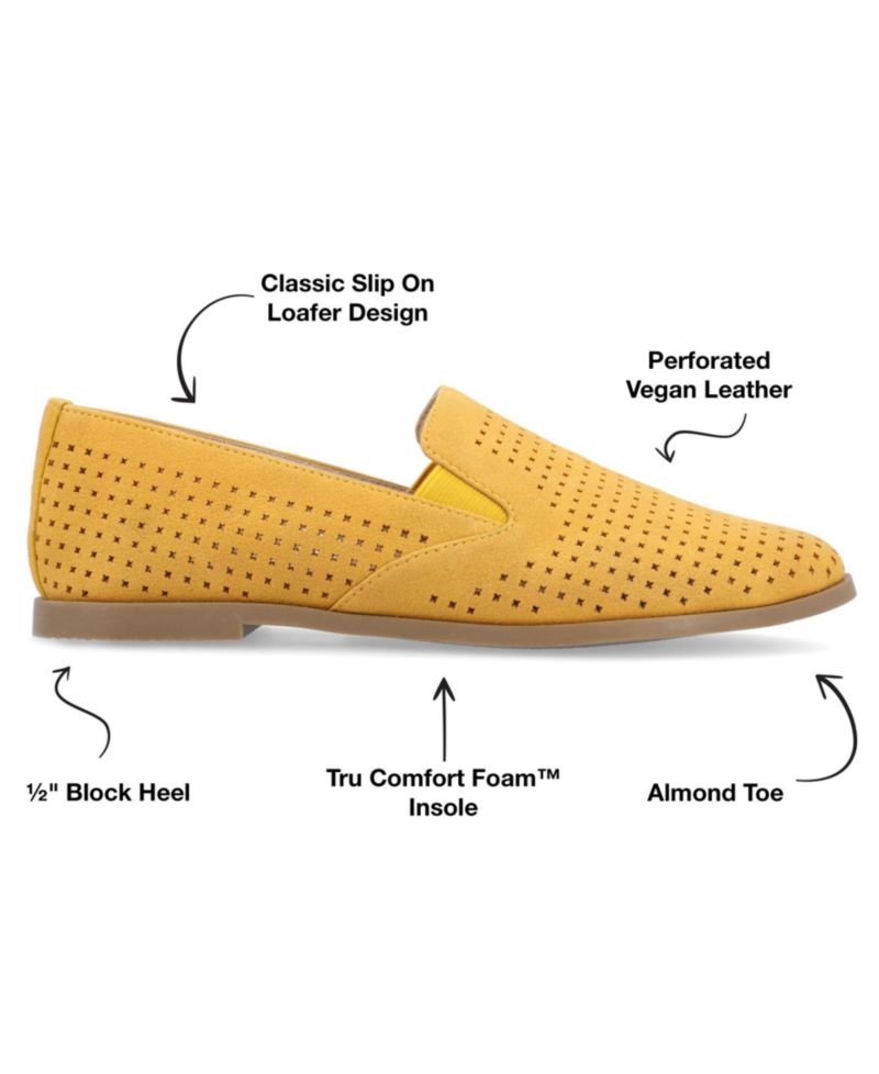 Women's Lucie Perforated Slip On Loafers
