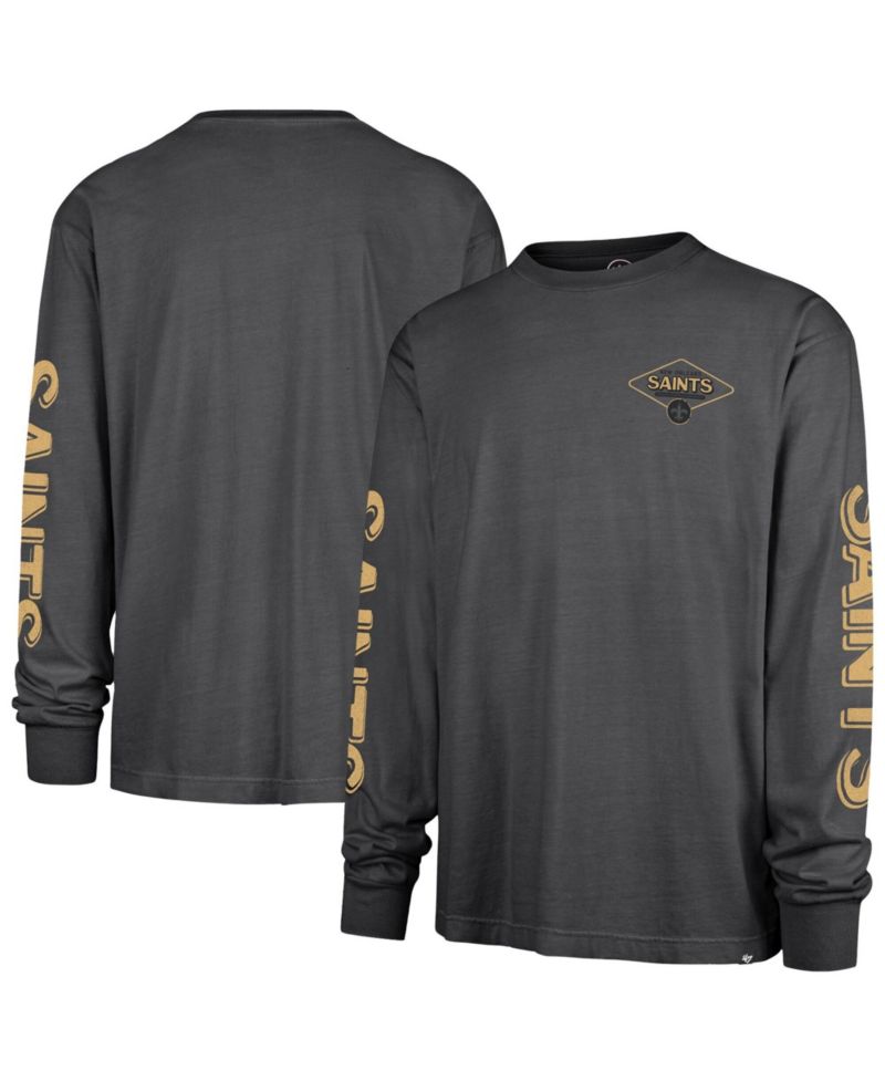 Men's Black New Orleans Saints Cairn Ravine Foundation Long Sleeve T-Shirt