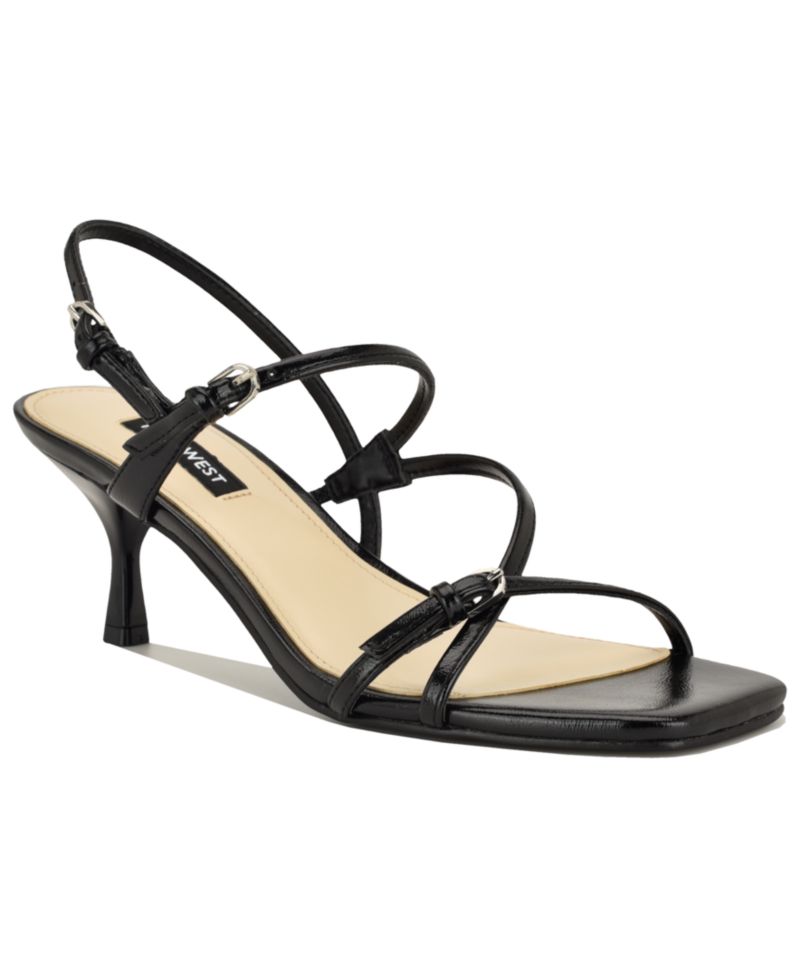 Women's Hayla Strappy Kitten Heel Slingback Sandals