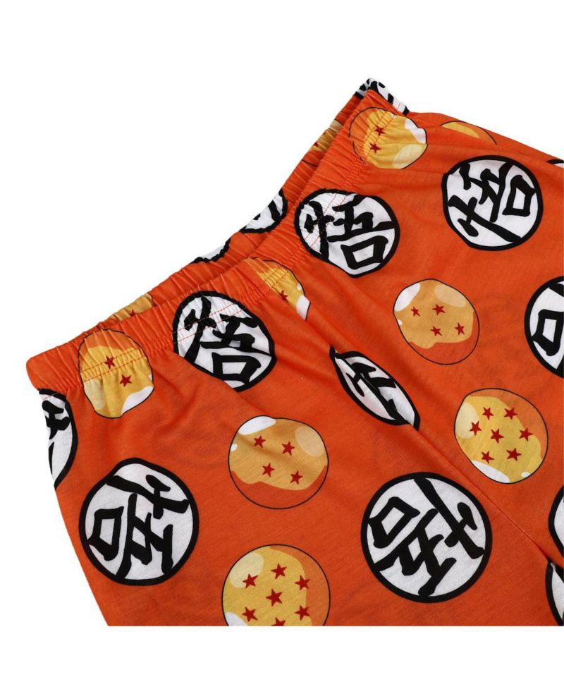 Little Boys Dragonball Z Anime Cartoon Goku Character Youth Pajama Set