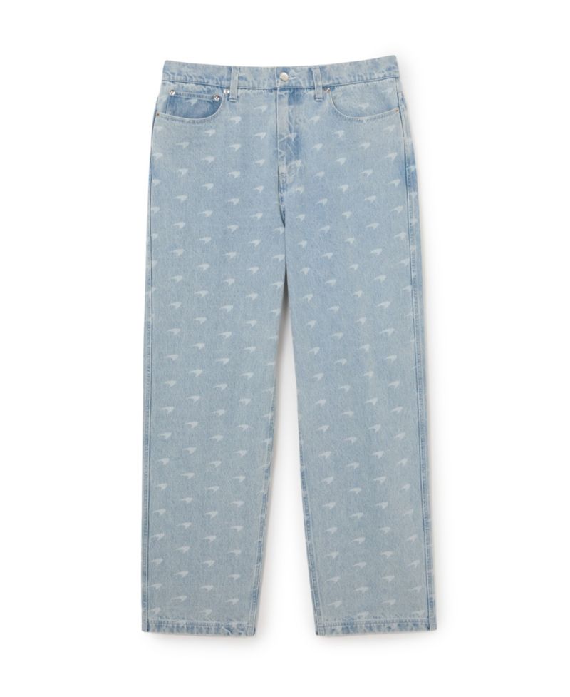Men's Parsec Relaxed-Fit McLaren Racing Speed mark Print Jeans