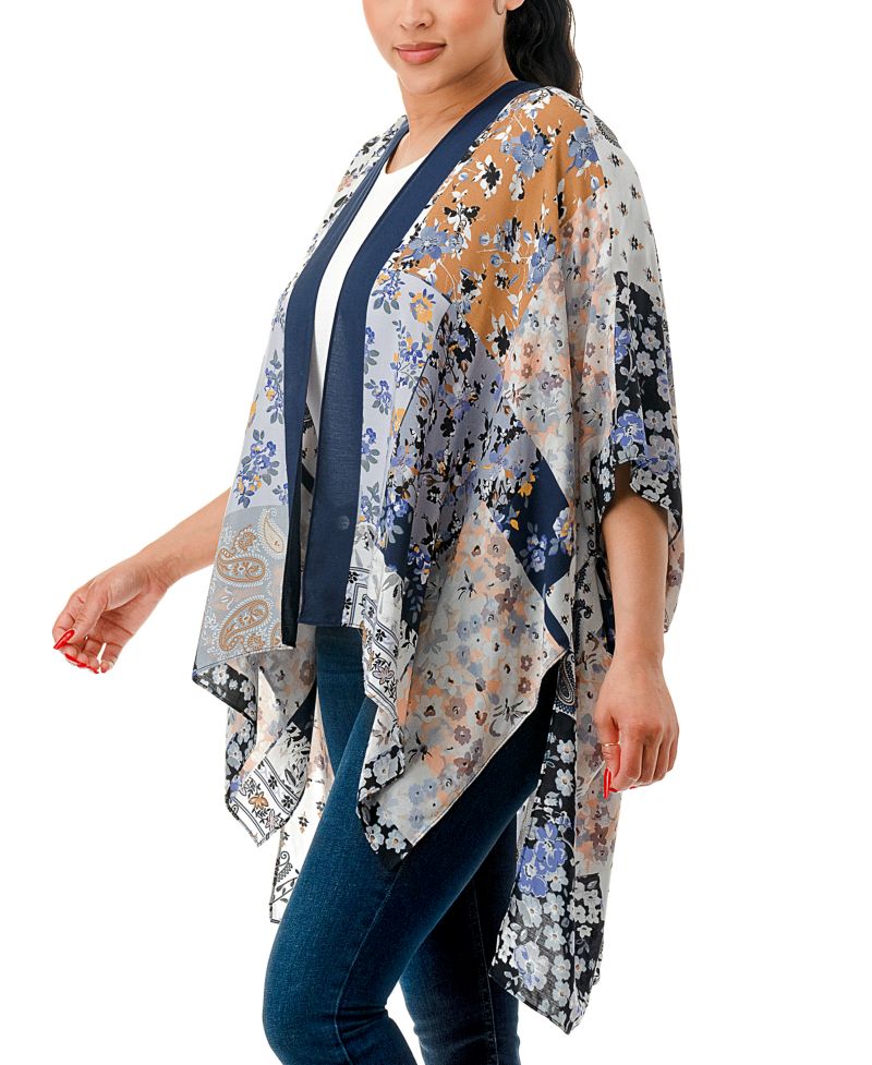 Floral Patch Work Kimono