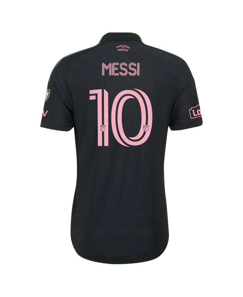 Men's Lionel Messi Black Inter Miami CF 2026 Presagio On-Field Authentic Patch Jersey