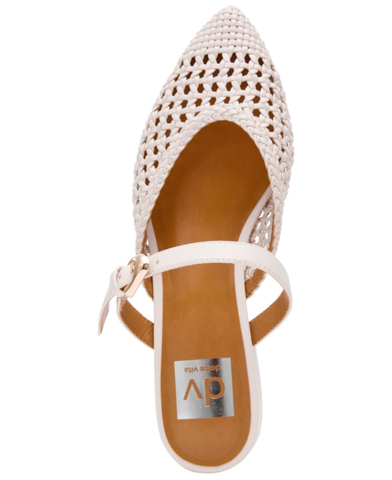 Women's Domainica Woven Buckle Flat Mules