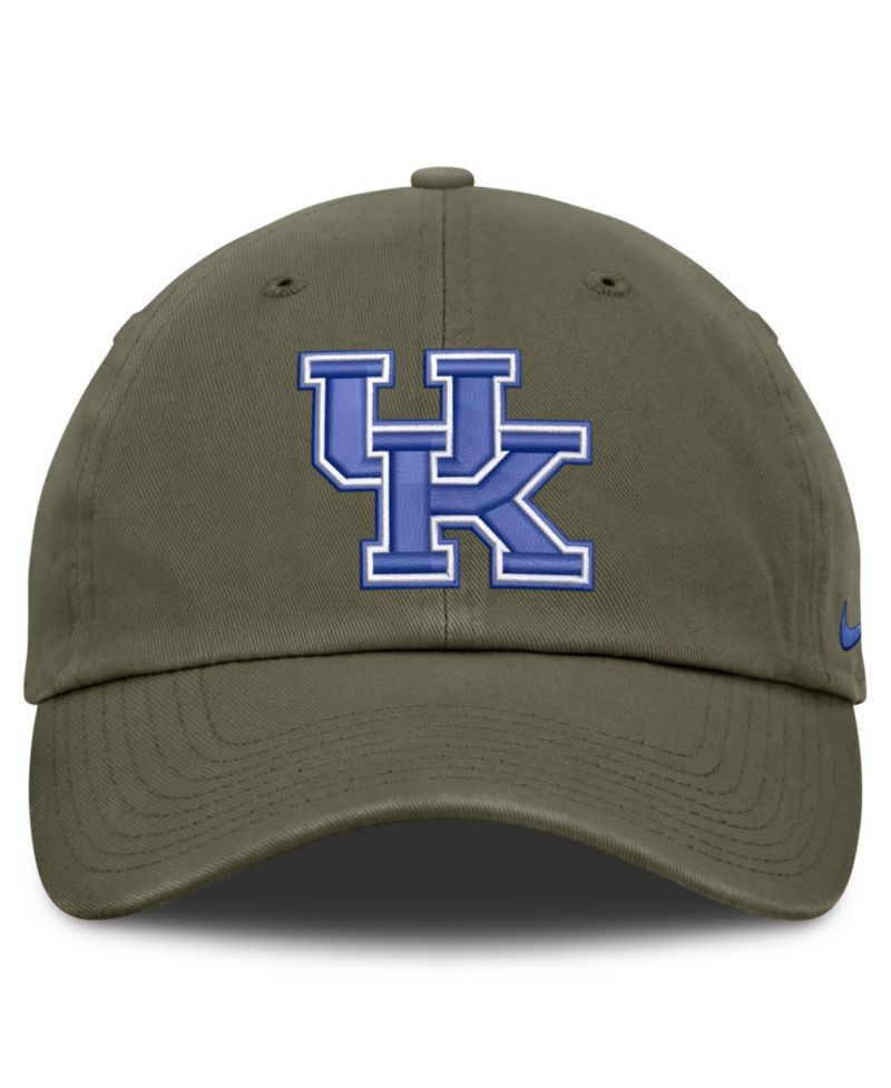 Men's and Women's Olive Kentucky Wildcats Primetime Club Adjustable Hat