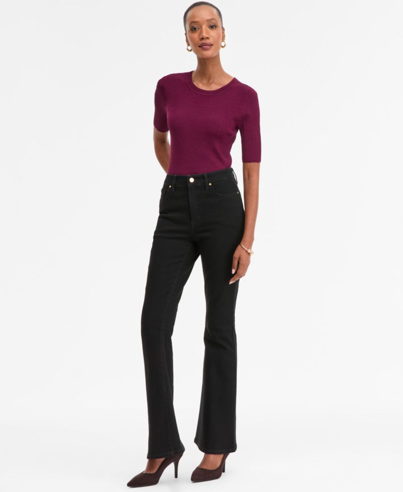 Women's High-Rise Flare-Leg Jeans