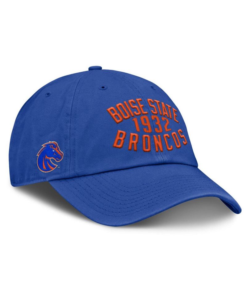Men's Royal Boise State Broncos Archer Adjustable Hat