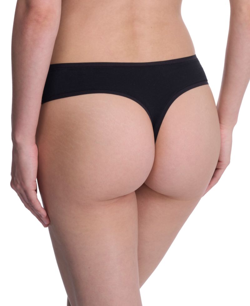 Women's 3-Pack. Bliss Bare Cotton Thong Underwear 771346MP