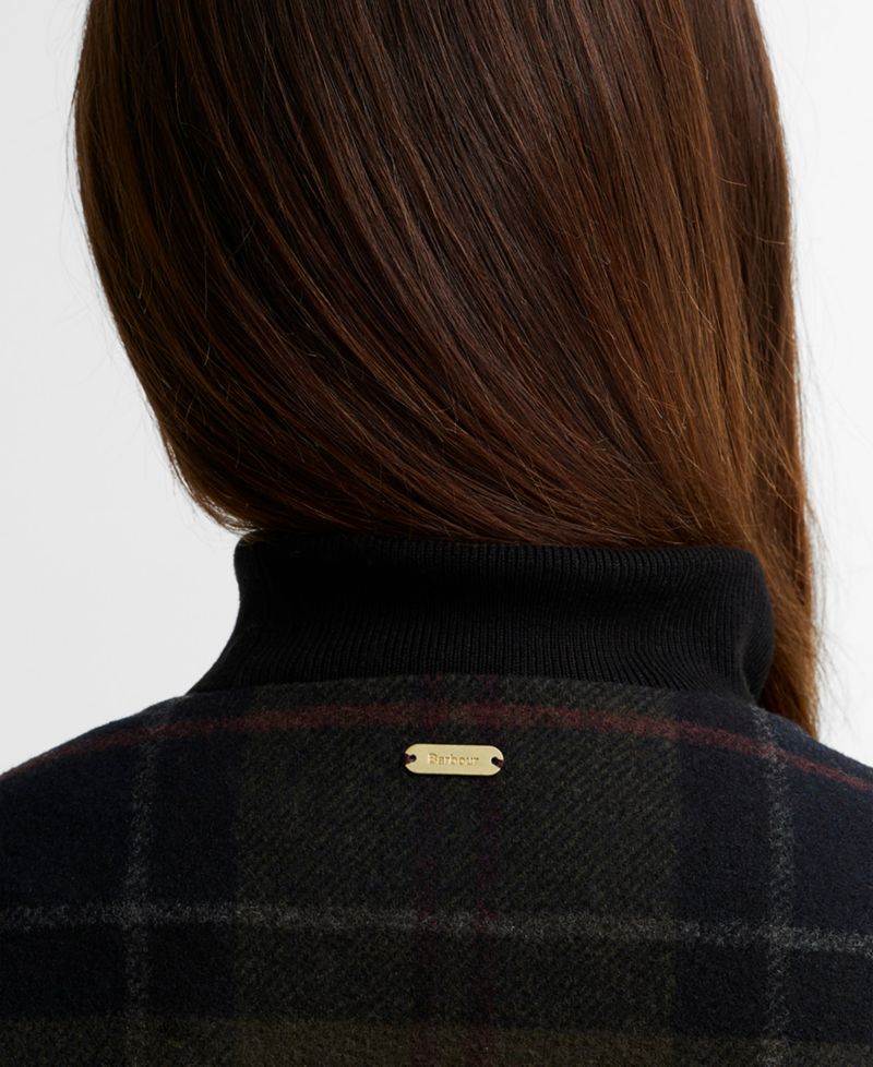 Women's Marlow Plaid Long-Sleeve Wool-Blend Overshirt