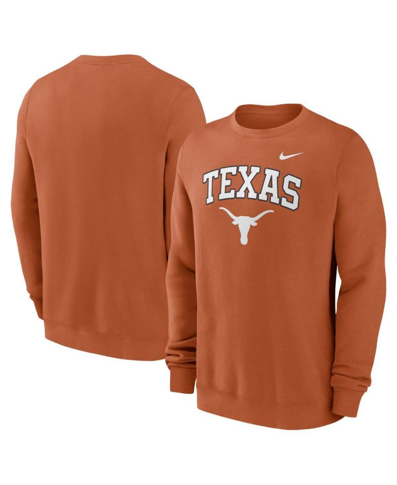Men's Texas Orange Texas Longhorns Arch Pullover Sweatshirt