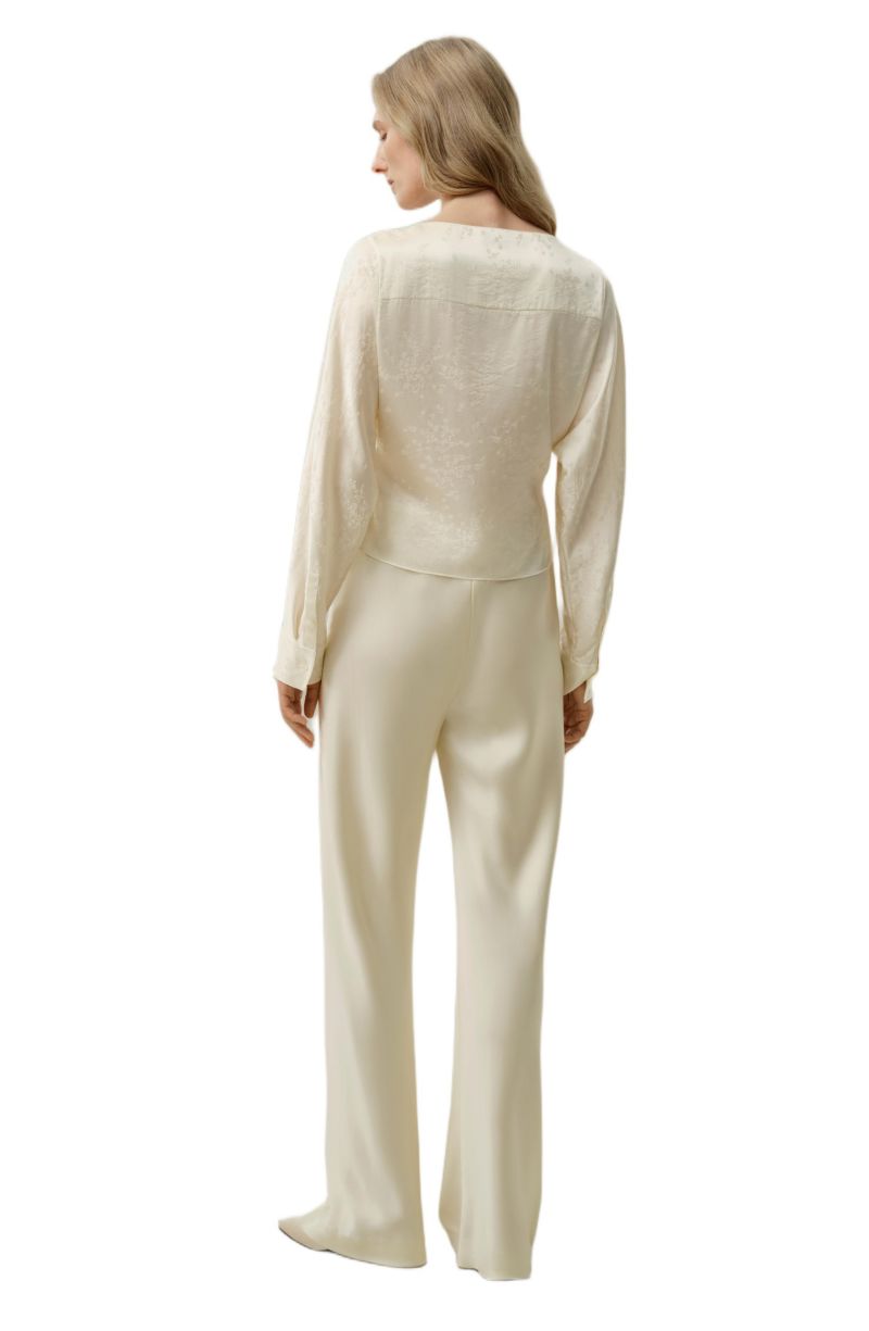 Women's Ying Jacquard Silk Blouse