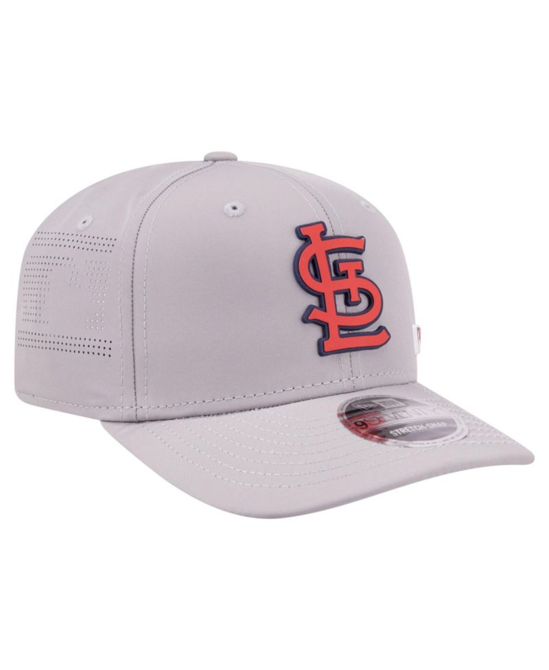 Men's Gray St. Louis Cardinals Laser Perforated 9SEVENTY Adjustable Hat