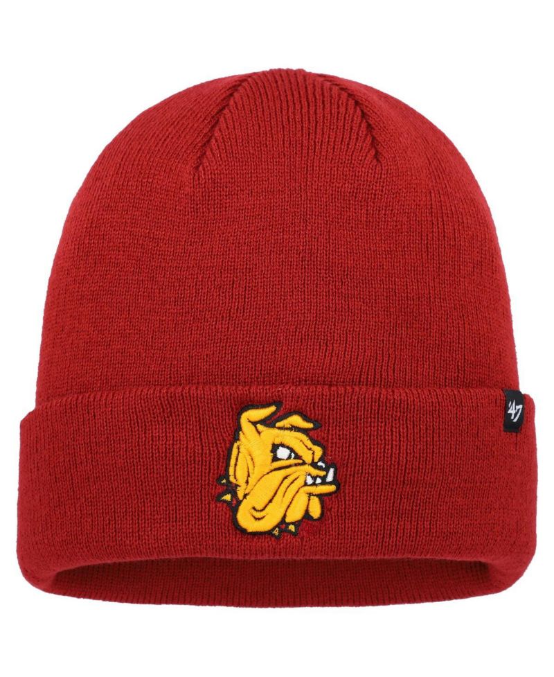 Men's Maroon Minnesota Duluth Bulldogs Raised Cuffed Knit Hat