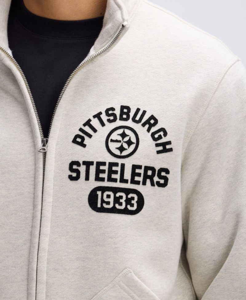 Men's Pittsburgh Steelers IconicFleece Full-Zip Jacket