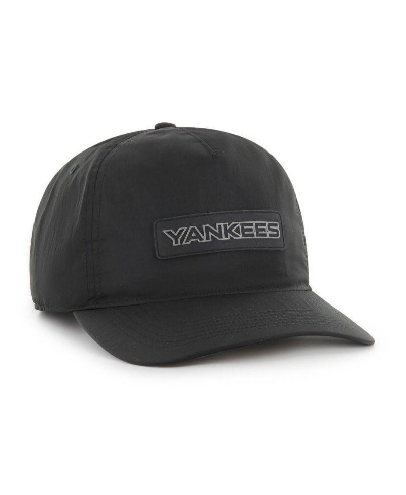 Men's Black New York Yankees Quiet Outdoors Hitch Adjustable Hat