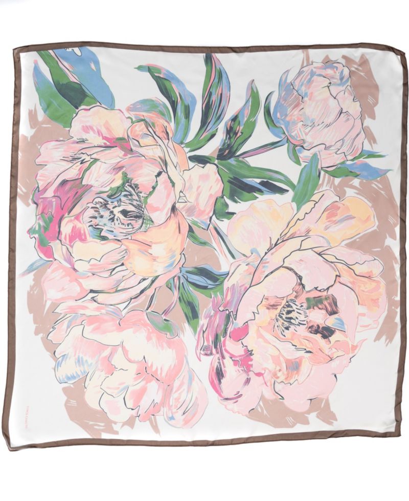 Peony Square Scarf