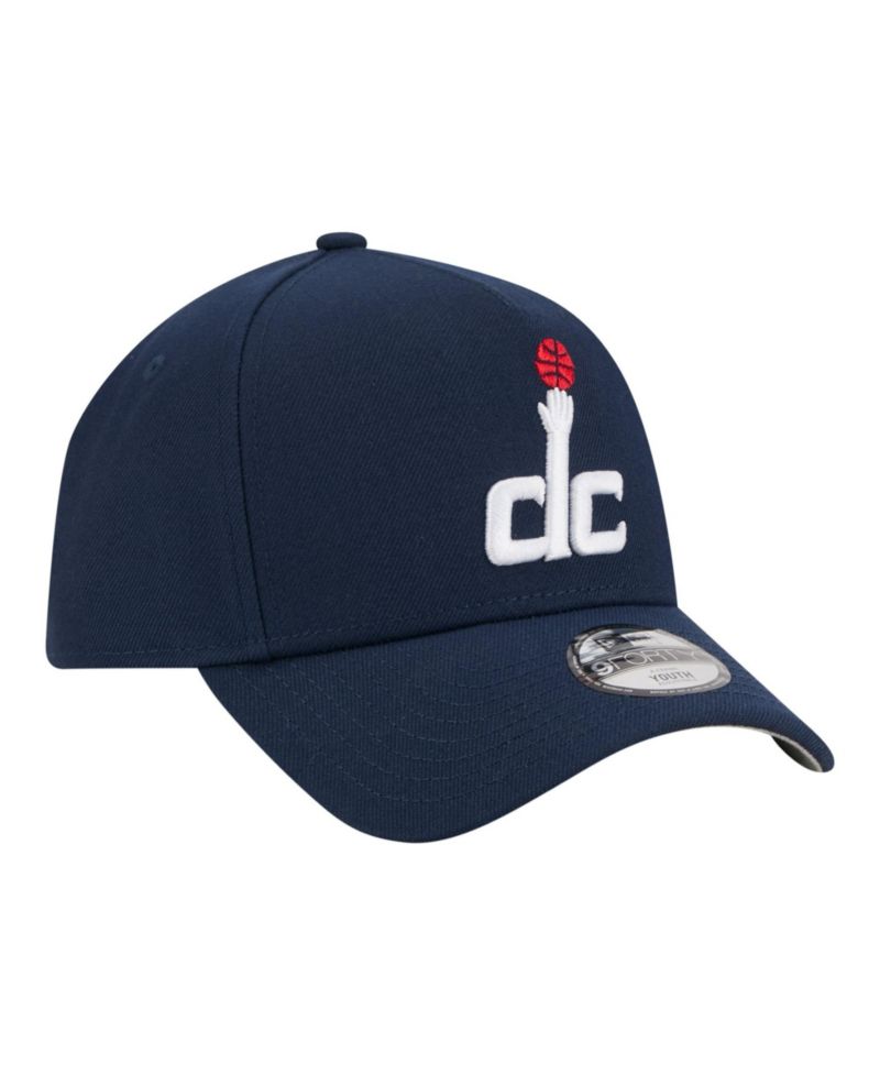 Big Boys and Girls Blue Washington Wizards 9FORTY A-Frame Adjustable Hat