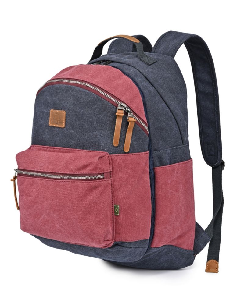 Trail and Tree Double Canvas Backpack Handbag