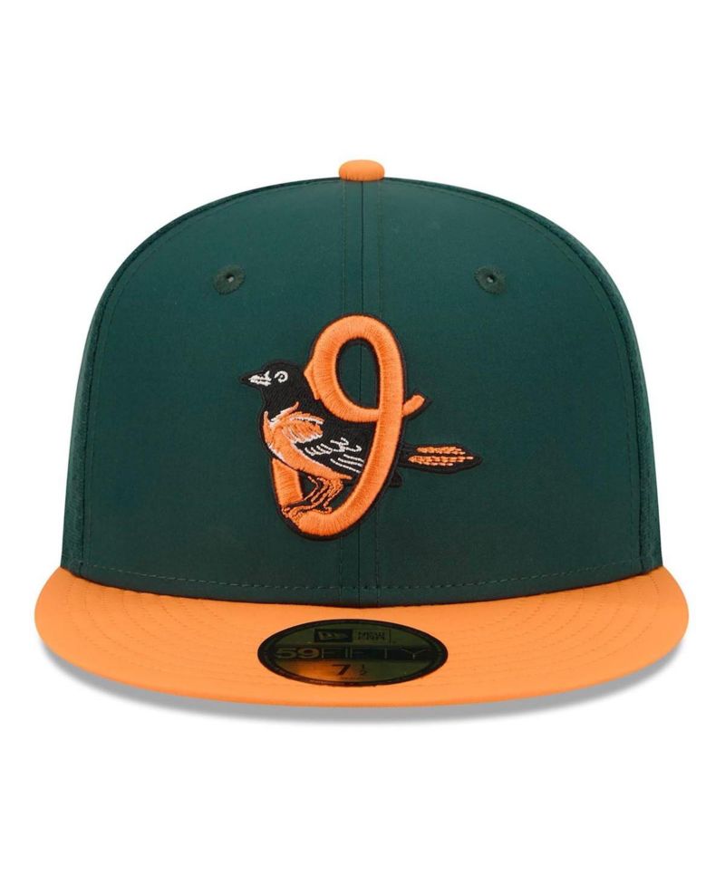 Men's Dark Green/Orange Baltimore Orioles 2026 City Connect Batting Practice 59FIFTY Fitted Hat