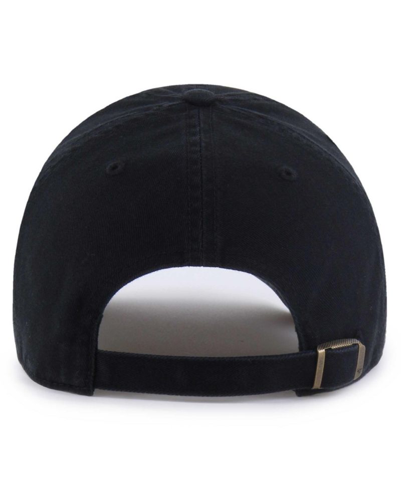 Men's Black San Antonio Spurs Region Clean Up Adjustable Hat