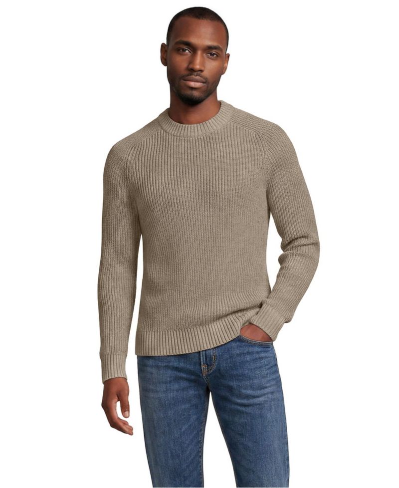 Men's Cotton Drifter Saddle Crewneck Shaker Sweater