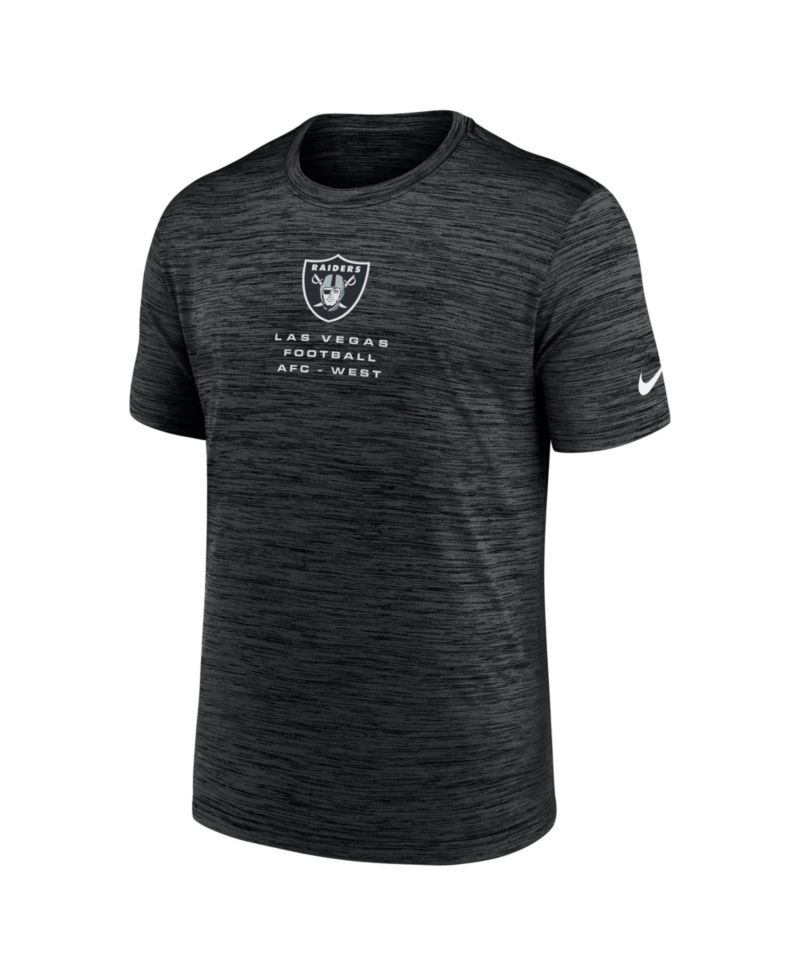 Men's Las Vegas Raiders Velocity Ball Carrier Cross-Dyed T-Shirt