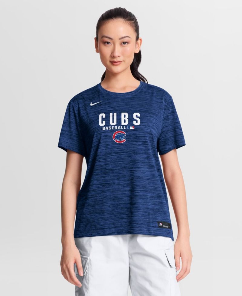 Women's Royal Chicago Cubs Authentic Collection Velocity Dri-FIT T-Shirt