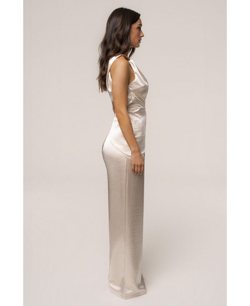 Womens Thea Satin Pants