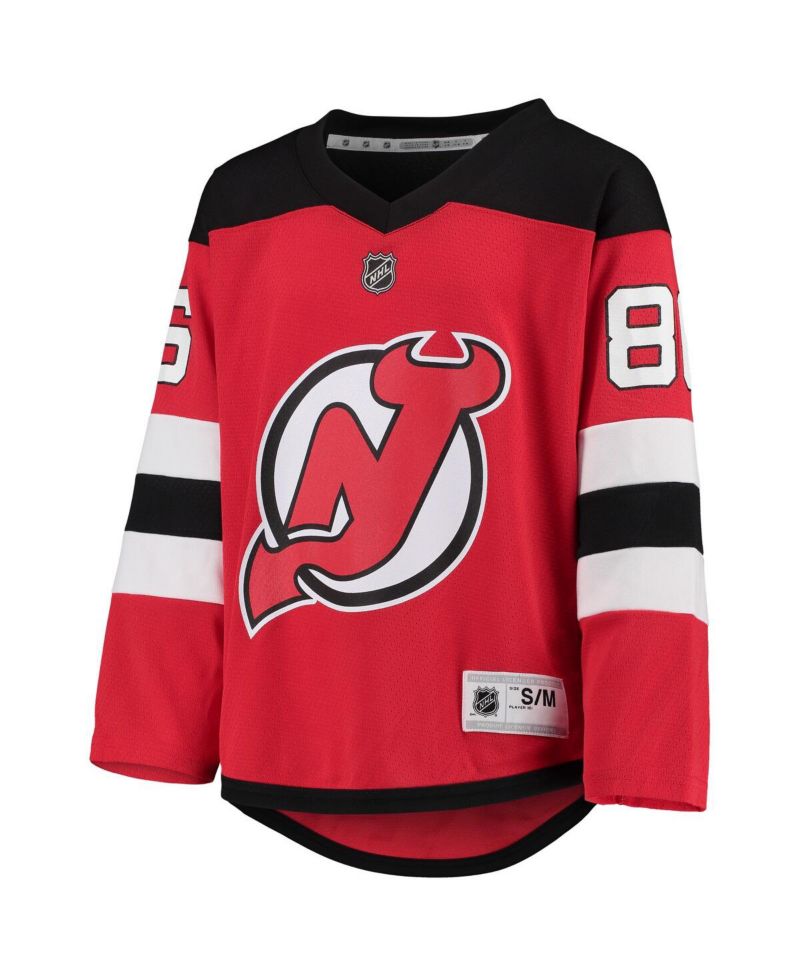 Big Boys Jack Hughes Red New Jersey Devils Home Player Replica Jersey