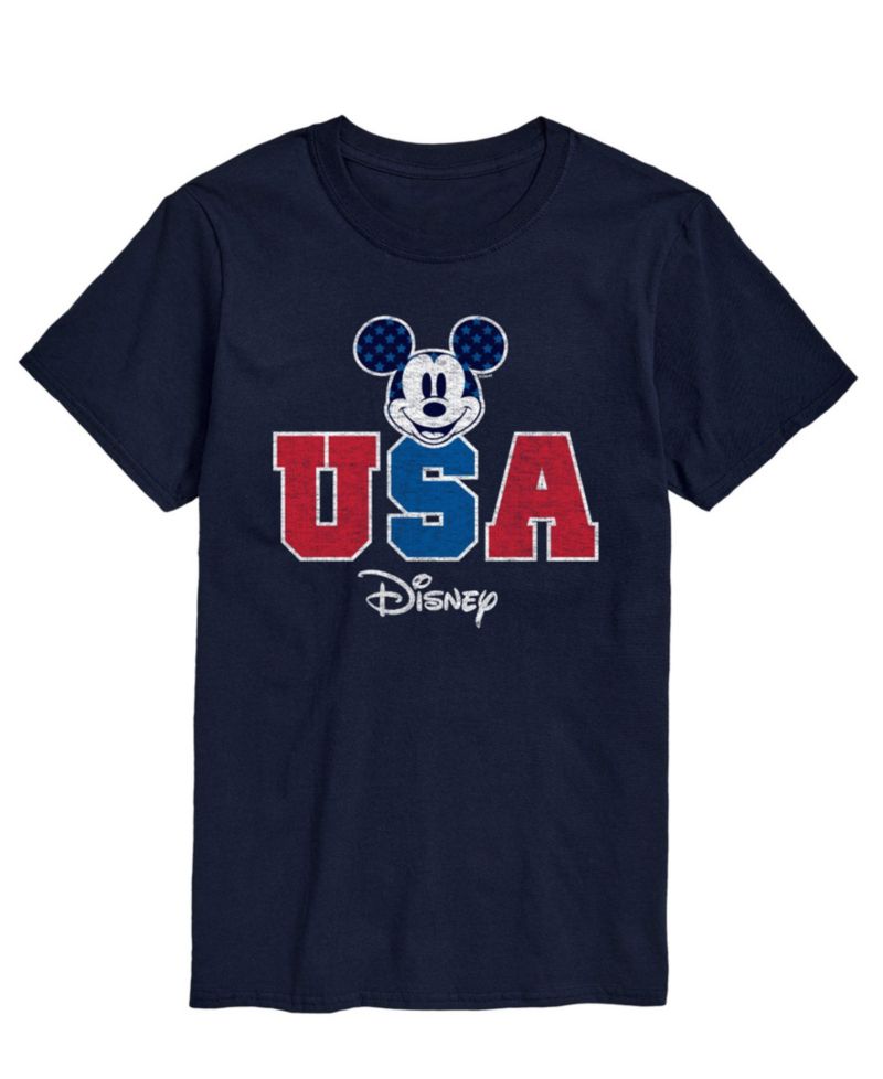 Men's Disney Mickey Mouse USA Short Sleeve T-Shirt