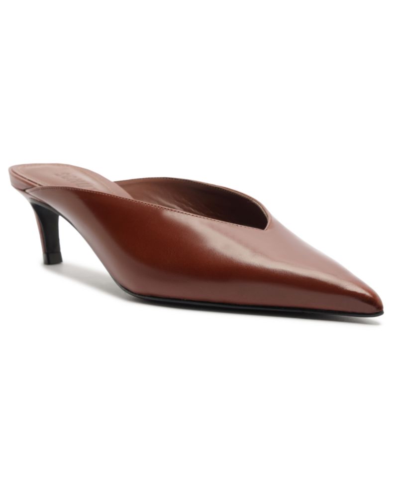 Women's Loren Mid-Heel Mule Pumps