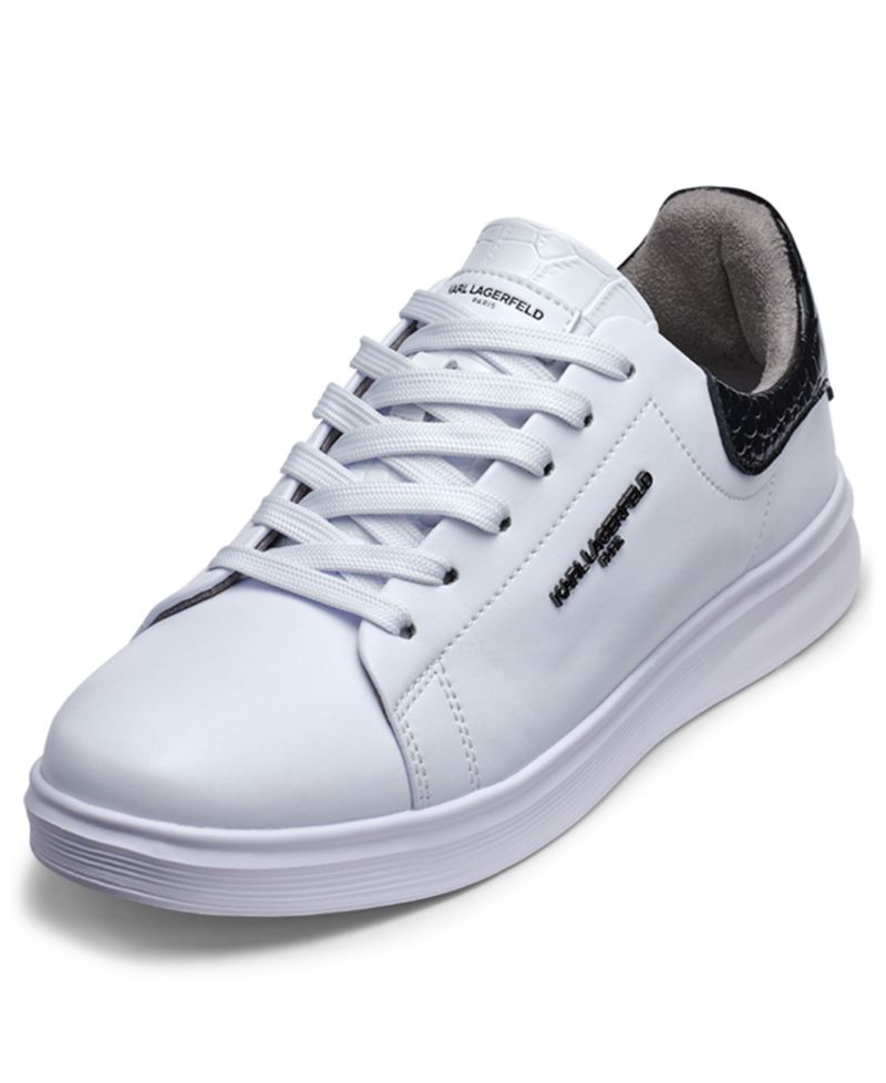 Men's Round Toe Leather Sneakers