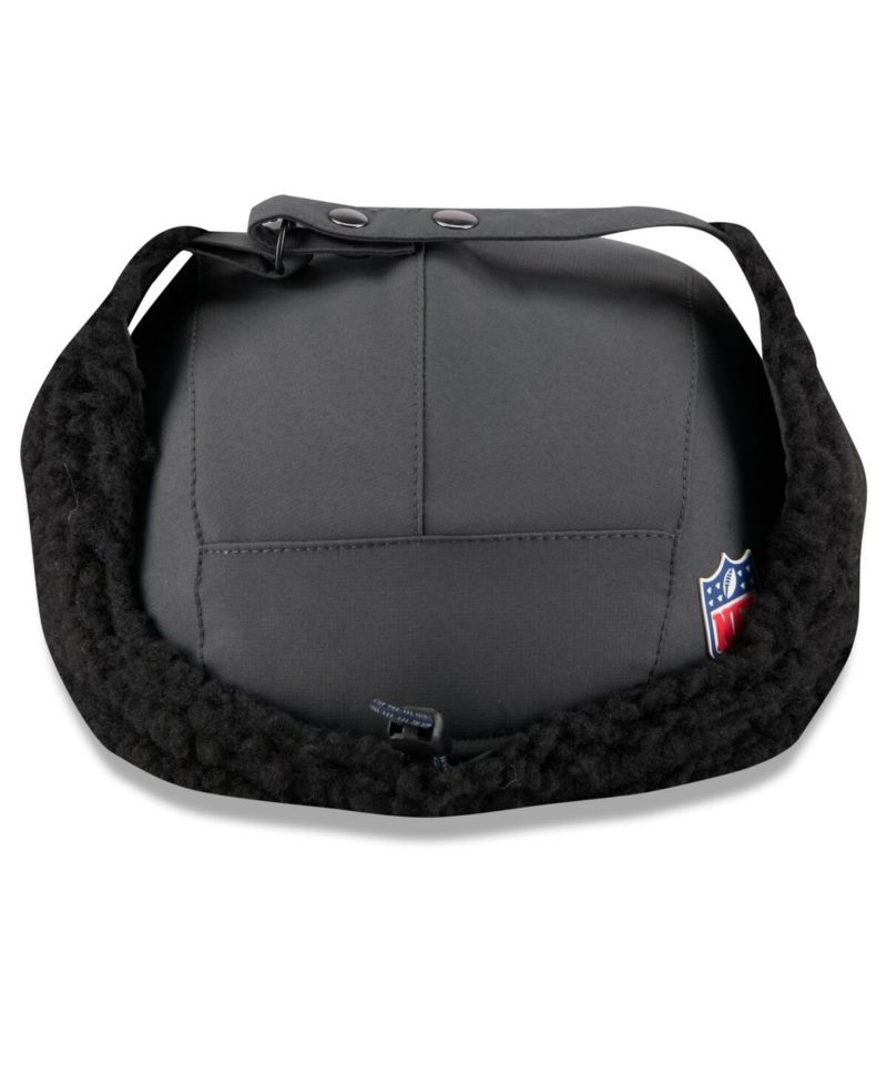 Men's Charcoal Houston Texans 2025 Sideline Cold Weather Runner Dog Ear Adjustable Hat