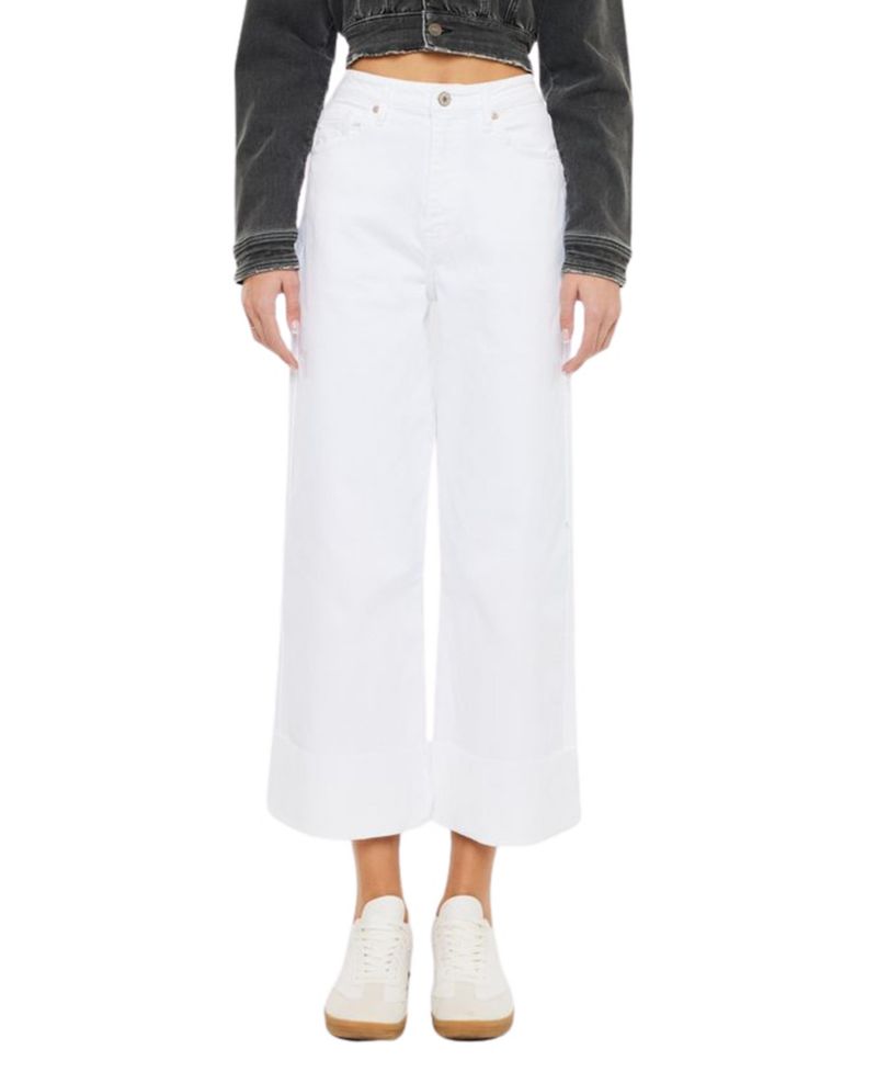 Women's Alfie 90's Cropped Wide Leg Jeans