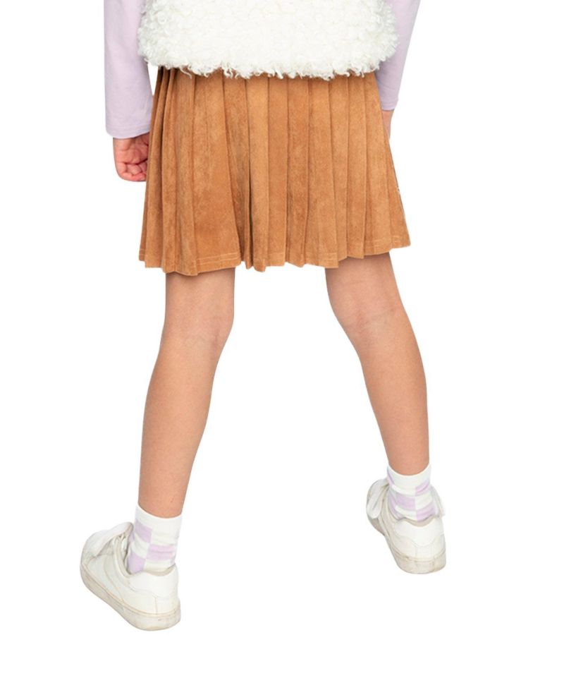 Little and Big Girl ( size 6 to 12 ) Pleated Skirt