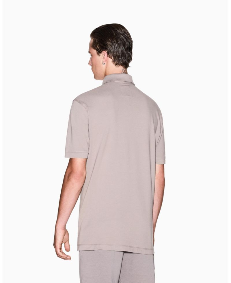 Men's Regular Fit Cotton Pique Polo Shirt