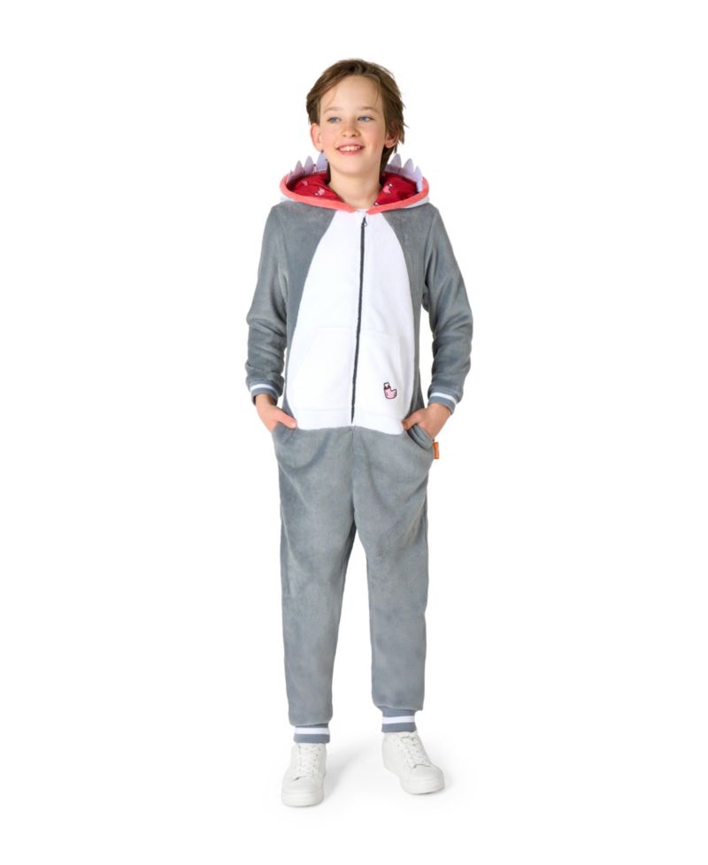 Little and Big Boys Shark Onesie