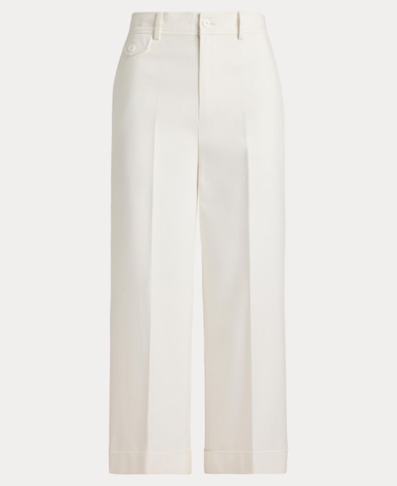 Petite Cropped Wide-Leg Pants