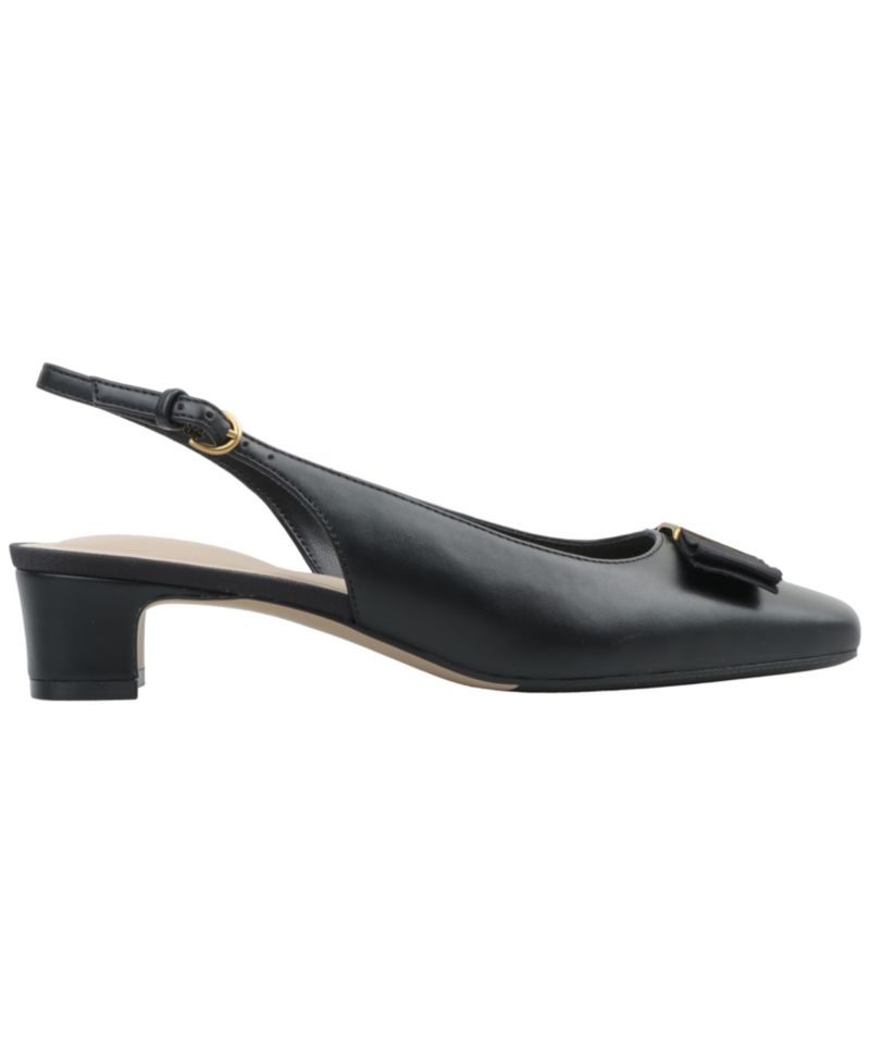 Women's Battah Block Heel Slingback Pumps