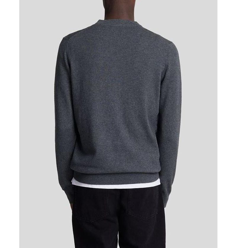 Men's Cotton Merino Crew Neck Sweater