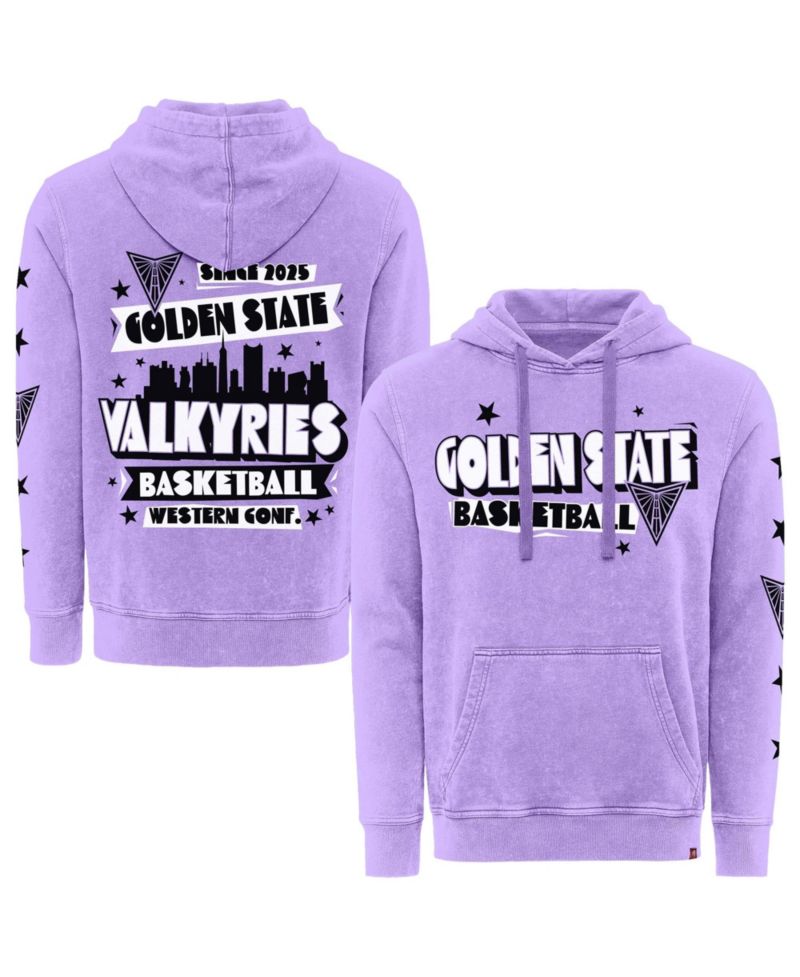 Men's and Women's Violet Golden State Valkyries Mineral Wash Hoodie