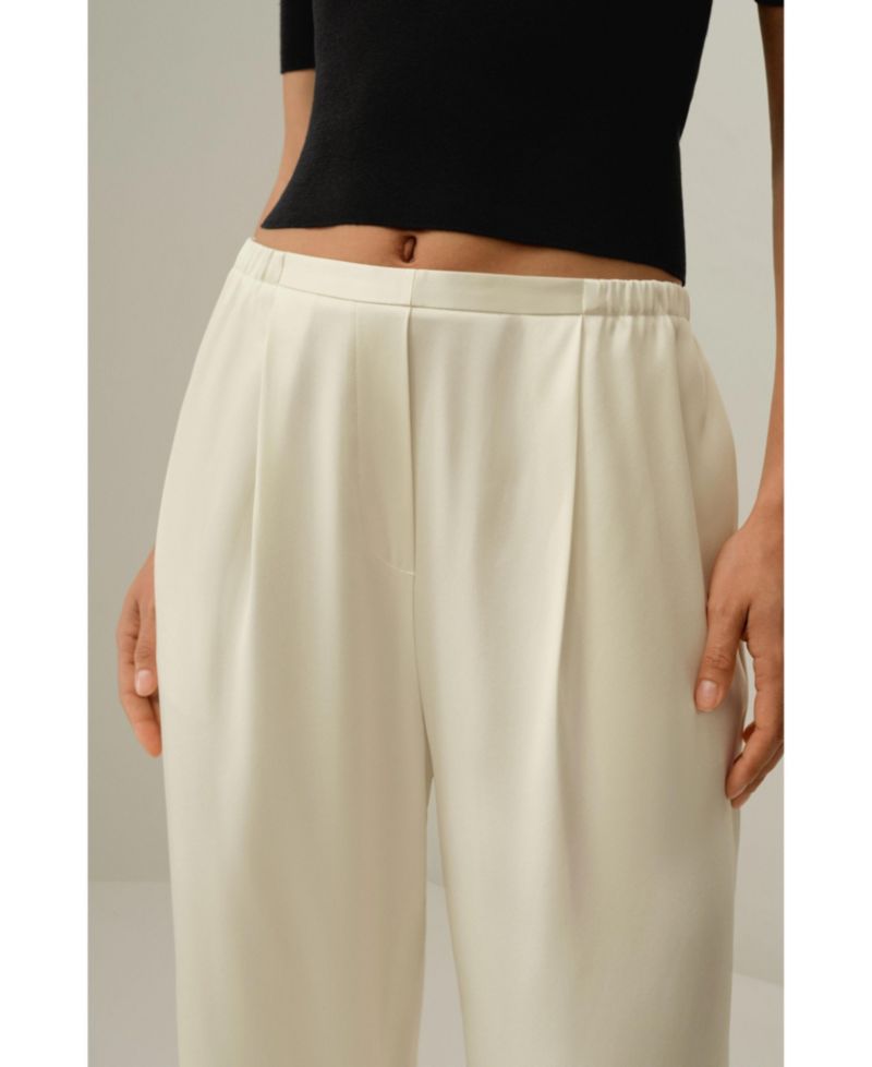 Women's Double-Faced Silk Charmeuse Pant