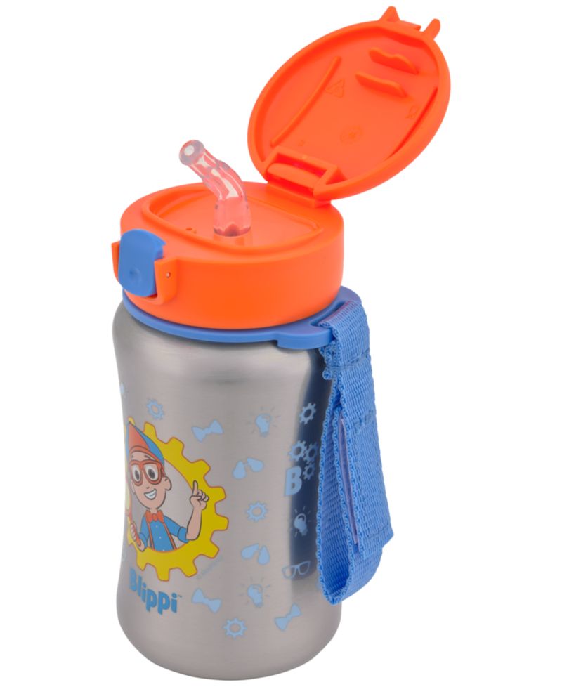 Kids' Blippi Stainless Steel Straw Bottle